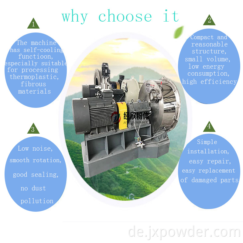 Dry Grinding Powder Machinery Micronizer Air Jet Mill